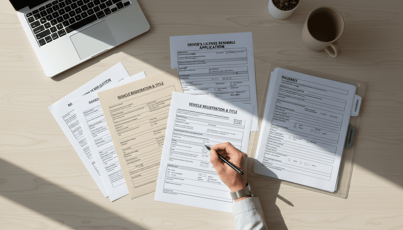 DMV Services and Paperwork Assistance