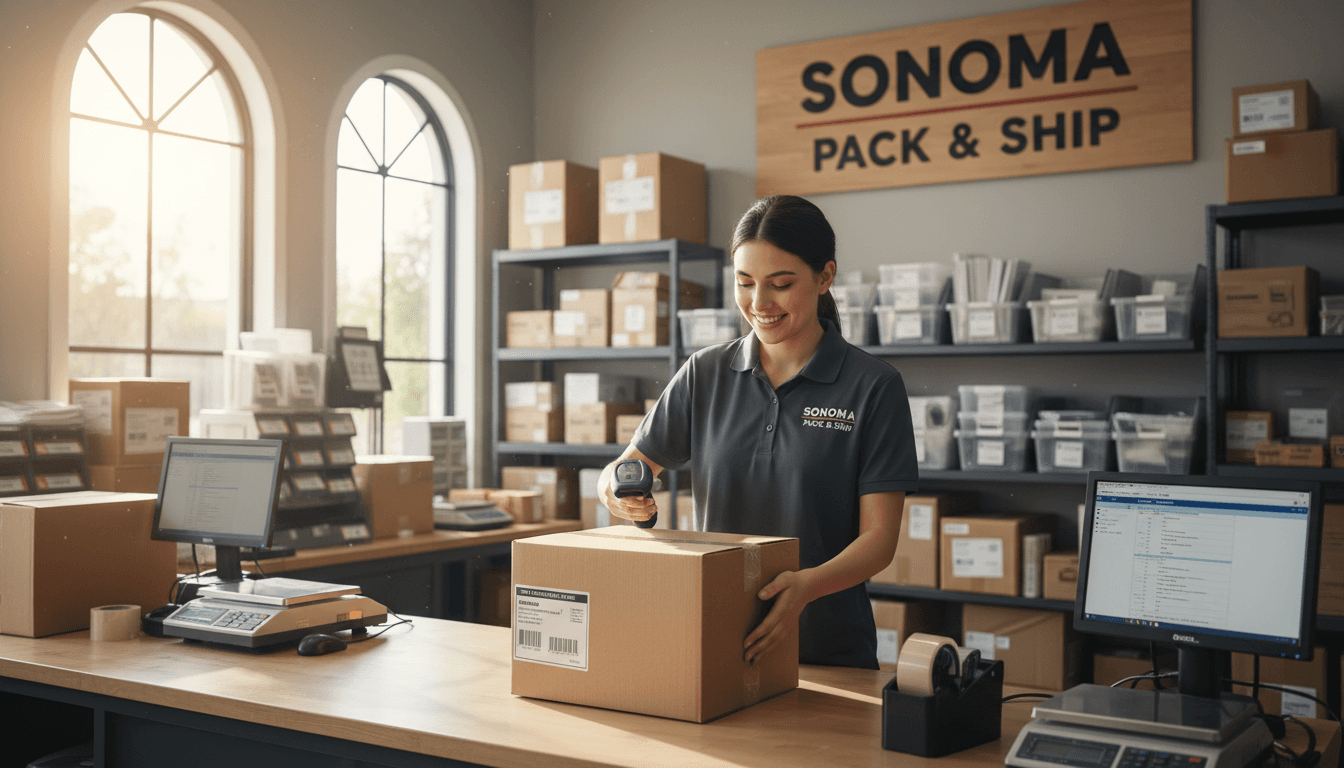 Shipping and label printing service